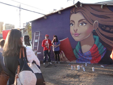 Graffitiplay continúa con intervenciones urbanas en Población Pablo Krugger