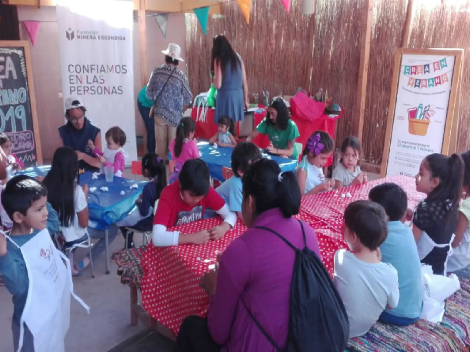 Talleres “Crea en verano” llegan a San Pedro de Atacama