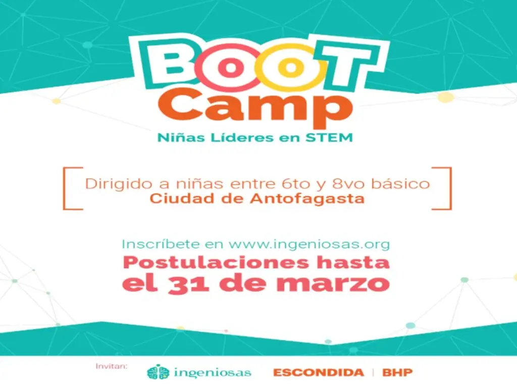 Postula al Bootcamp 2021: Niñas Líderes en STEM, para el desarrollo de habilidades en ciencia y tecnología