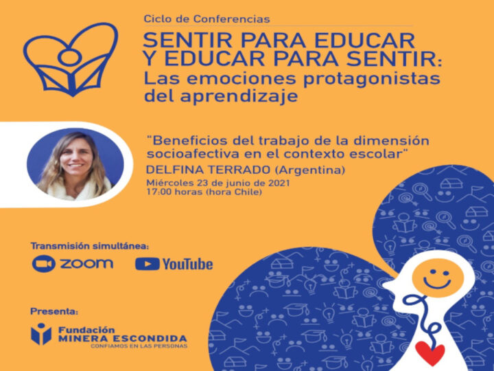 Delfina Terrado expondrá en el Ciclo de Conferencias “Sentir para Educar y Educar para Sentir: Las emociones protagonistas del aprendizaje”