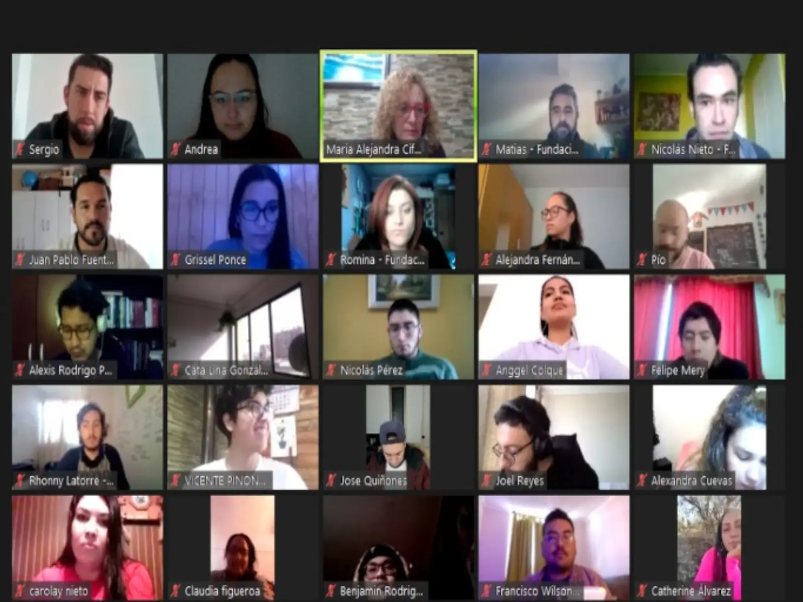 60 jóvenes inician proceso formativo Somos 2021