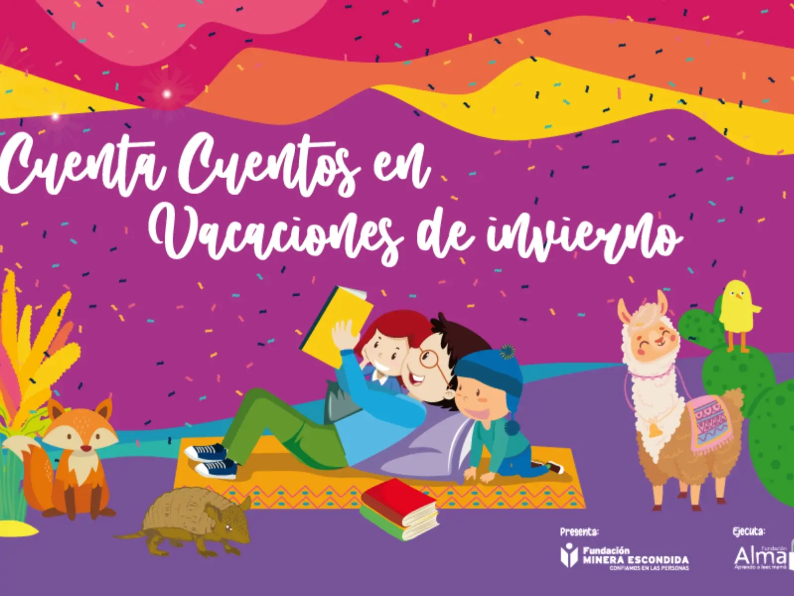 Cuenta Cuentos en vacaciones de invierno invitan a la familia a disfrutar de los relatos