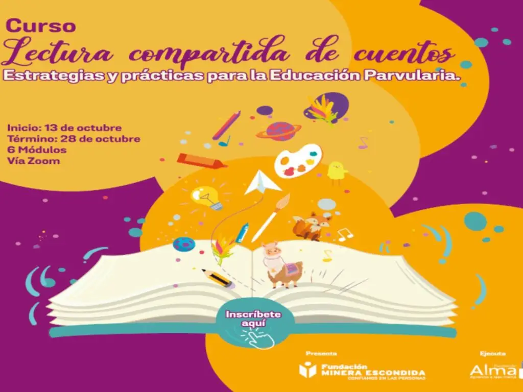 Curso “Lectura Compartida de Cuentos” busca desarrollar el lenguaje y habilidades socioemocionales