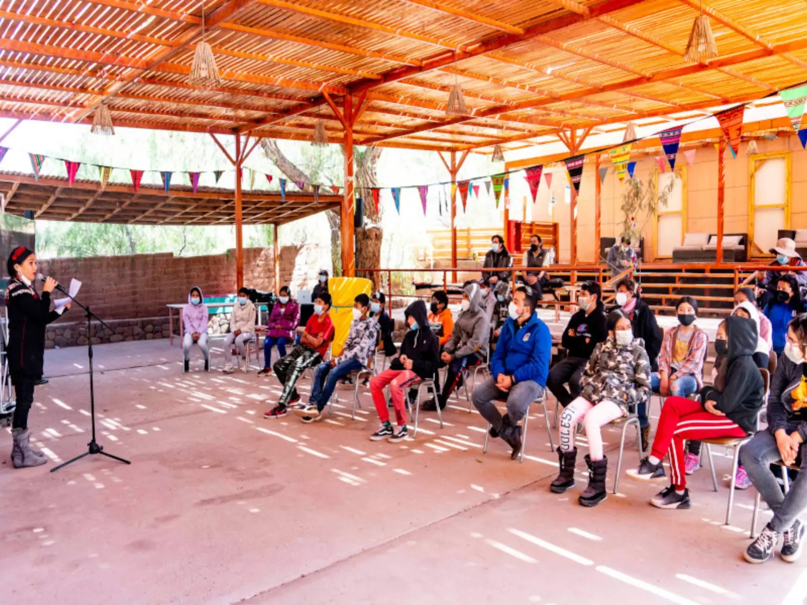 Más de 900 niños y niñas realizaron exhibición de arte patrimonial en San Pedro de Atacama