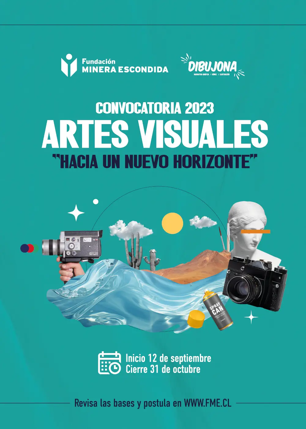 Fundación Minera Escondida y Dibujona lanzan nueva versión de la Convocatoria de Artes Visuales