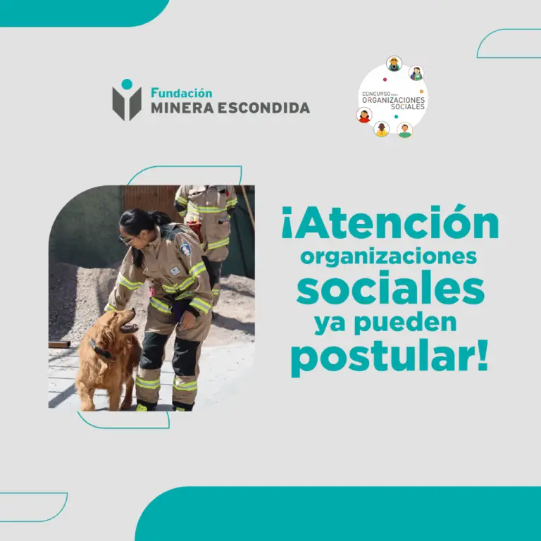 Concurso para Organizaciones Sociales de Fundación Minera Escondida abre su proceso de postulación 2024