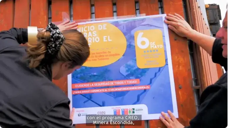 Obras de mejoramiento barrio El Golf fme