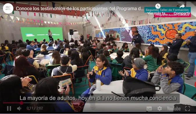 Conoce los testimonios de los participantes del Programa de Acción Climática